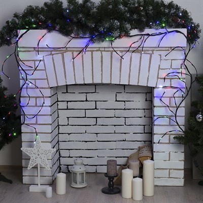 Ветка светодиодная, Д:3 м, Н.Т. LED-160/40, эффект мерцания, 220 В, МУЛЬТИ - фото 2029311