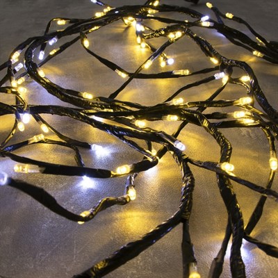 Ветка светодиодная, Д:3 м, Н.Т. LED-160/40, эффект мерцания, 220 В, ТЁПЛЫЙ БЕЛЫЙ - фото 2029314