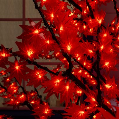 Дерево светодиодное улич. 2,5 м. "Клён" 1536Led, 90W, 220V Красный - фото 2029328