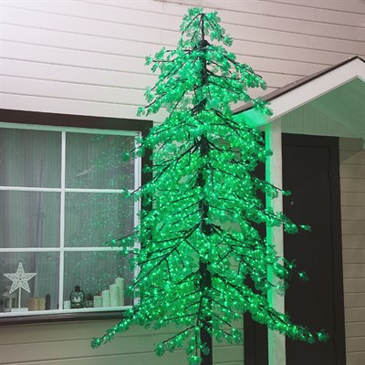 Дерево светодиодное улич. 3 м. "Ёлка" 2780 Led, 166 W, 220V Зеленый - фото 2029364