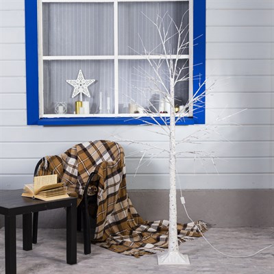 Дерево светодиодное "Береза", 1,8 м, 144 LED, 220 В, Т/БЕЛЫЙ - фото 2029383