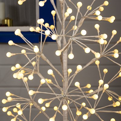 Дерево светодиодное "Шарики", 1,3 м, 180 LED, 220 В, Т/БЕЛЫЙ - фото 2029389