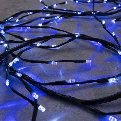 Ветка светодиодная, Д:3 м, Н.Т. LED-160/40, эффект мерцания, 220 В, БЕЛО-СИНИЙ - фото 2029412