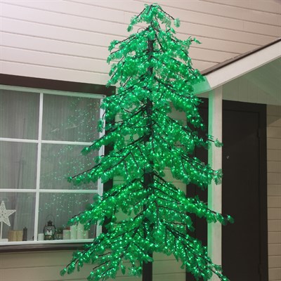 Дерево светодиодное улич. 3 м. "Ёлка" 2780 Led, 166 W, 220V Белый - фото 2029427