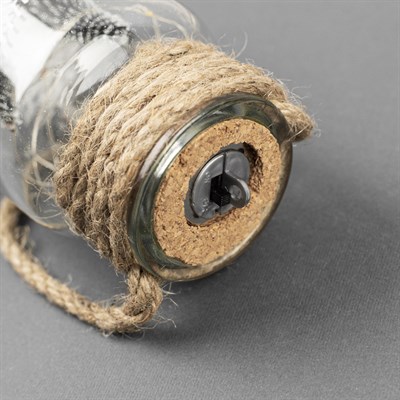 Подвеска световая "Новый год", 13х7х7 см, 6 LED, бат.(в комп), Т/БЕЛЫЙ - фото 2029456