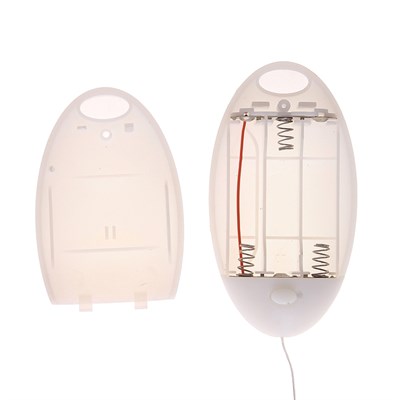 Игрушка светящаяся подвесная "Снежинка" на 1 трубке, 11х11 см, батарейки в комплекте - фото 2029474