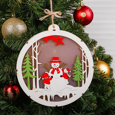 Декор с подсветкой «Сказка в шаре» - фото 2029617