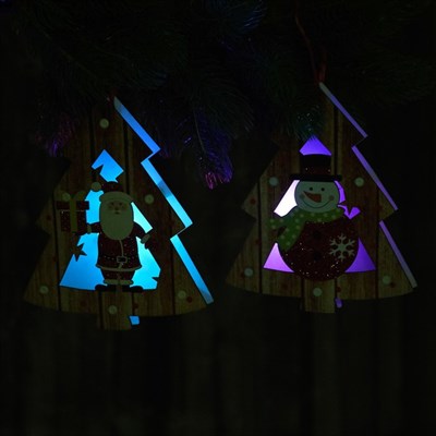 Декор с подсветкой "В ёлке" МИКС - фото 2029620