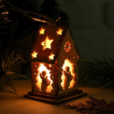 Декор с подсветкой "Дивный ангелочек" - фото 2029916