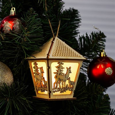 Декор с подсветкой "Волшебный фонарь" - фото 2029927