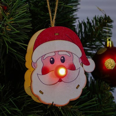 Декор с подсветкой «Дед Мороз» - фото 2029958