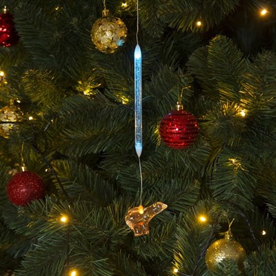 Игрушка светящаяся подвесная "Мишка" на 1 трубке (батарейки в комплекте) 7х4 см - фото 2030016