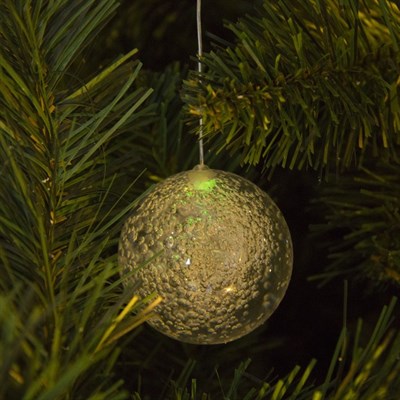 Игрушка светящаяся подвесная "Шар 5х5 см" на 2 трубках (батарейки в комплекте) - фото 2030036