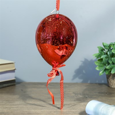 Ночник "Воздушный шар красный" от бат в компл 13х13х19 см - фото 2030138