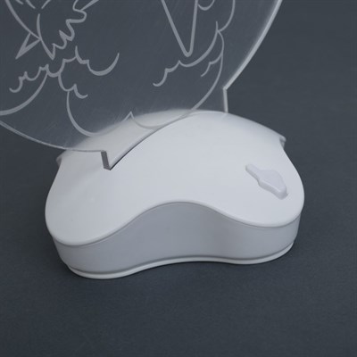 Подставка световая "Волшебного Нового Года!", 25.5х14 см, 7 LED, 3хААА(не в компл), Т-БЕЛЫЙ - фото 2030268