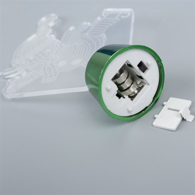 Подставка световая "Волшебного Нового Года!", 14.5х7.8 см, 1 LED, RGB микс - фото 2030372