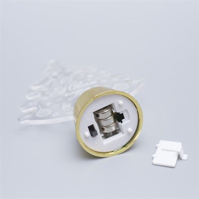 Подставка световая "Елочка с подарками", 14х9.5 см, 1 LED, батарейки в комплекте, RGB - фото 2030522