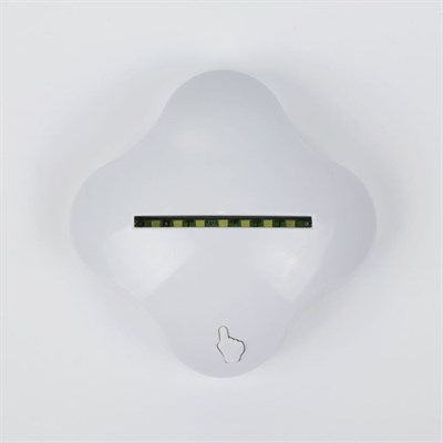 УЦЕНКА Подставка световая"Снегирь",22.5х19 см,7 LED,SMD3528,3хААА (не в компл.),ТЕПЛО-БЕЛЫЙ - фото 2030575