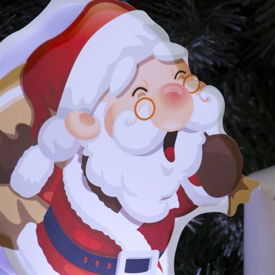Световая картинка на подставке "Санта", SMD 2835, 8 LED, 3*АА (не в комплекте) - фото 2030907
