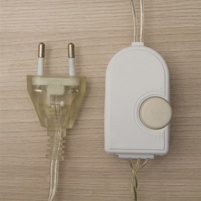 Фигура акрил. "Дед мороз с елкой" 16х13х29 см, контроллер с димером, 30 LED, 220V - фото 2031023