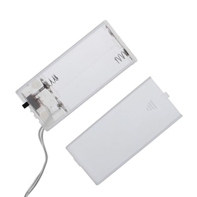 Фигура акрил. "Медвежонок на батарейках" 19х9х11 см,(АА*2 шт.не в компл.), 12 LED - фото 2031048