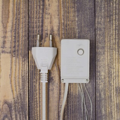 Фигура акрил. "Мишка" 16,5х21х26 см, 220V, 30 LED, контроллер 8 режимов, БЕЛЫЙ - фото 2031090