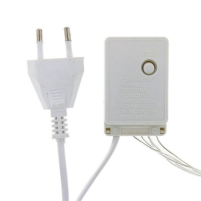 Фигура акрил. "Мишка" 16,5х21х26 см, 220V, 30 LED, контроллер 8 режимов, БЕЛЫЙ - фото 2031092