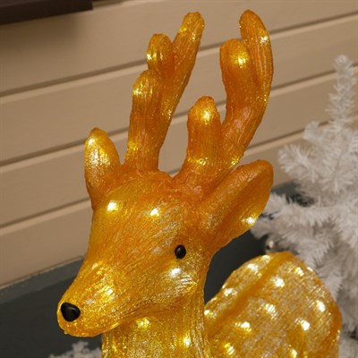 Фигура акрил. "Косуля" 140 LED, контроллер 8 режимов, 100х65х22 см, 220V - фото 2031101