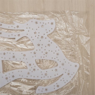 Фигура "Олень" 42х27 см, пластик, 40 LED, 240V RG/RB - фото 2031108