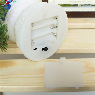 Фигура световая "Свеча Дед Мороз", 23х10х10 см, от батареек 3*АА (не в компл.), RGB - фото 2031138