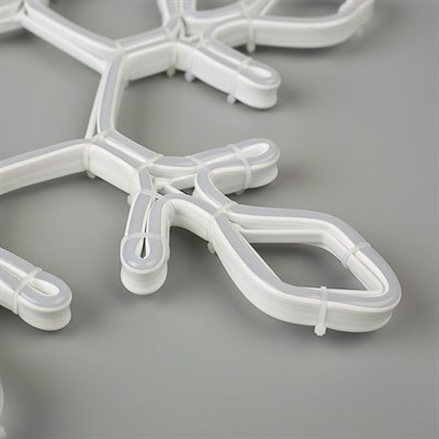 Фигура неоновая "Снежинка" 37 см, 288 LED, 12V,  контроллер 8 режимов МУЛЬТИ - фото 2031182