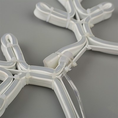 Фигура неоновая "Снежинка" 37 см, 288 LED, 12V,  контроллер 8 режимов МУЛЬТИ - фото 2031183