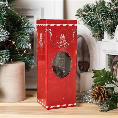 Фигура световая "Свеча красная", 20х7х7 см, от бат. 2*ААА (не в компл.), Т/БЕЛЫЙ - фото 2031207