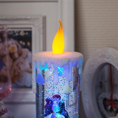 Фигура световая свадебная свеча "Поцелуй", 26х10х10 см, от бат. 2*ААА(не в компл.), RGB - фото 2031220