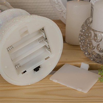 Фигура световая свадебная свеча "Поцелуй", 26х10х10 см, от бат. 2*ААА(не в компл.), RGB - фото 2031221