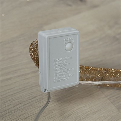 Фигура "Олень с санями белый", Олень: 60LED, Сани:, 60LED, 220 В, Т/БЕЛЫЙ - фото 2031229