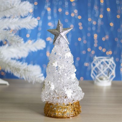 Фигура акрил. "Елка малая" 15х15х33 см,(3хАА не в компл.) USB, 6 LED, МУЛЬТИ - фото 2031321