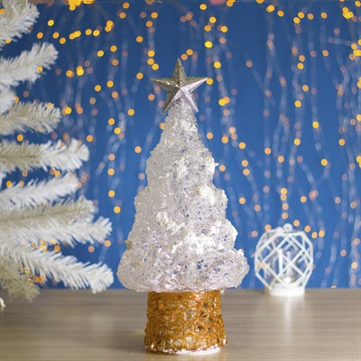 Фигура акрил. "Елка средняя" 20х20х42 см,(3хАА не в компл.) USB, 6 LED, МУЛЬТИ - фото 2031327