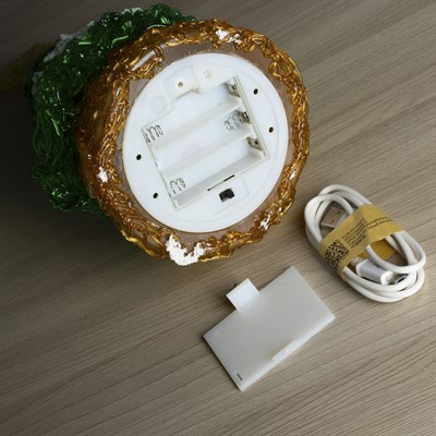 Фигура акрил. "Елка средняя" 20х20х42 см,(3хАА не в компл.) USB, 6 LED, МУЛЬТИ - фото 2031335