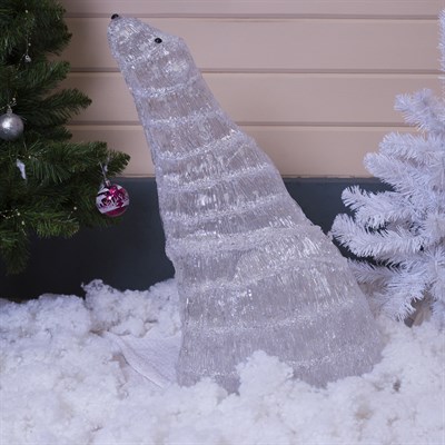 Фигура акрил. "Медведь смотрит на звезды" 55х35х80 см, 150 LED, с конр. 8р.,220V - фото 2031386