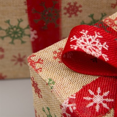 Фигура ткан. "Подарки бежевые" 15х20х25 см, 60 LED, контр. 8р.,220V, Т/БЕЛЫЙ - фото 2031404