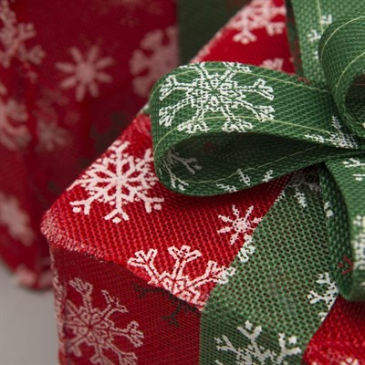 Фигура ткан. "Подарки красные" 15х20х25 см, 60 LED, с контр. 8р.,220V, Т/БЕЛЫЙ - фото 2031412