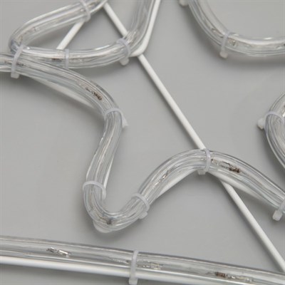 Фигура дюралайт "Елочка со звездами" 47х71 см,96/16 LED,мерцание,220V СИНИЙ-БЕЛЫЙ - фото 2031467