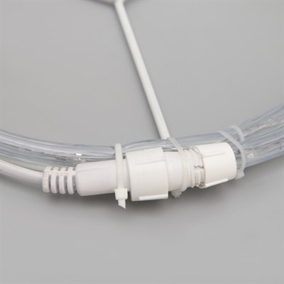 Фигура дюралайт "Елочка со звездой" 26х80 см,144/24 LED,мерцание,220V СИНИЙ-БЕЛЫЙ - фото 2031476