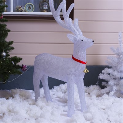 Фигура акрил. "Олень большой" 70х25х115 см, контр. низковольтный, 180 LED, 24V - фото 2031507