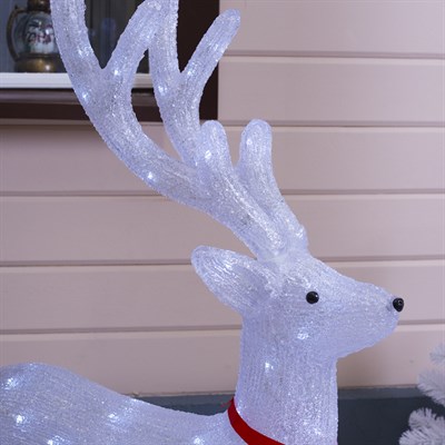 Фигура акрил. "Олень большой" 70х25х115 см, контр. низковольтный, 180 LED, 24V - фото 2031508