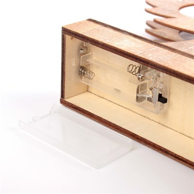 Фигура дерев "Елочка объемная" 30х6х40 см (2xAA не в компл.) 10 LED, ТЕПЛО-БЕЛЫЙ - фото 2031526