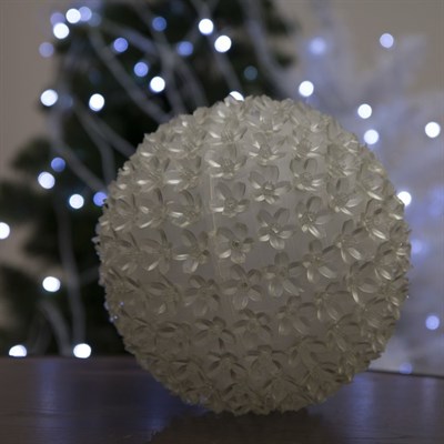 Фигура "Шар из цветов" 18х18 см, пластик, 200 LED, 240V RG/RB - фото 2031553