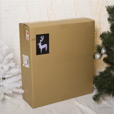 Фигура акрил. "Олень большой" 70х25х115 см, контр. низковольтный, 180 LED, 24V, цветной - фото 2031602