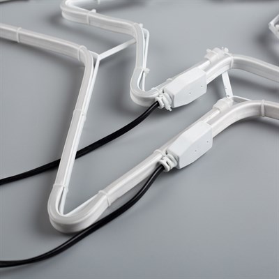 Фигура неоновая "Звезда двойная" 51х51 см, 360 LED, 220V, БЕЛЫЙ-СИНИЙ - фото 2031748